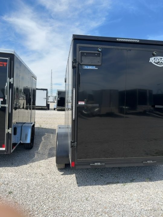New 2026 Impact Trailers 6 x 12 Quake Flat Top V-Nose 7K