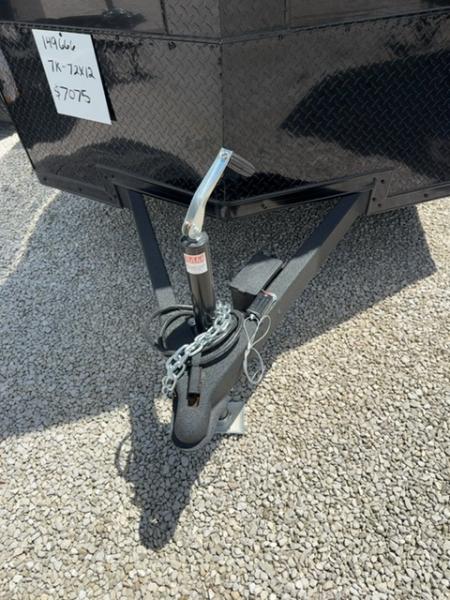 New 2026 Impact Trailers 6 x 12 Quake Flat Top V-Nose 7K