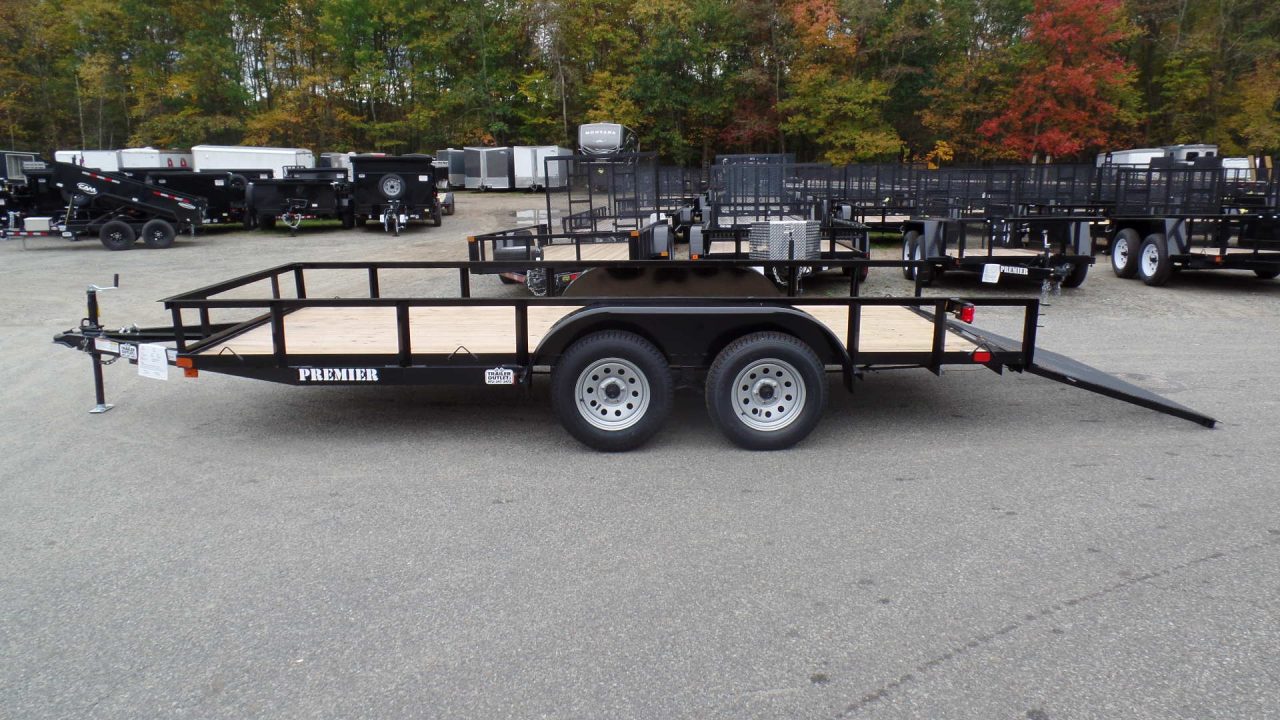 New 2026 Premier Trailers Inc. 6.5X16 Landscape Trailer, 7,000 lb. GVWR Utility Trailer