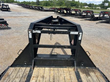 Used 2023 RawMaxx 102"X40' 22K GVWR Gooseneck Flatbed Trailer
