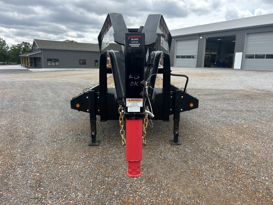 Used 2024 PJ 102"X40' 25K GVWR Gooseneck Flatbed Trailer