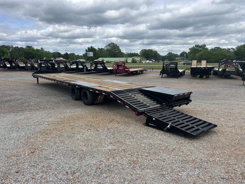 Used 2024 PJ 102"X40' 25K GVWR Gooseneck Flatbed Trailer