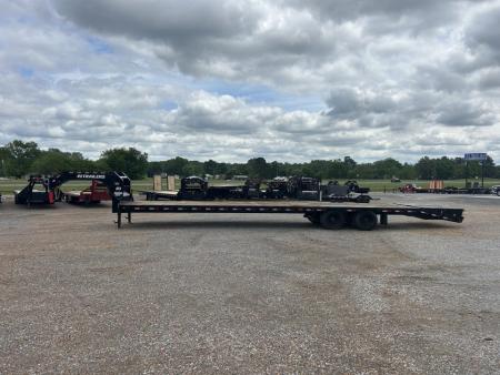 Used 2024 PJ 102"X40' 25K GVWR Gooseneck Flatbed Trailer