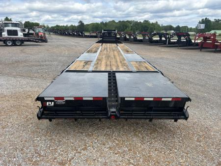Used 2024 PJ 102"X40' 25K GVWR Gooseneck Flatbed Trailer