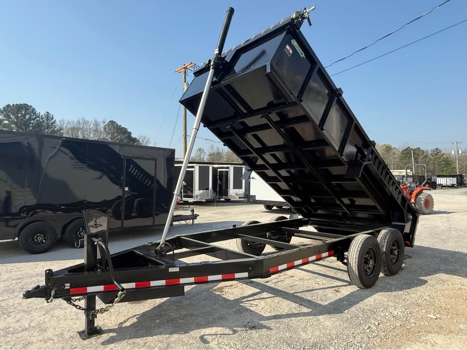 New 2026 Oak Ridge 7x16x2 14k Dump Trailer