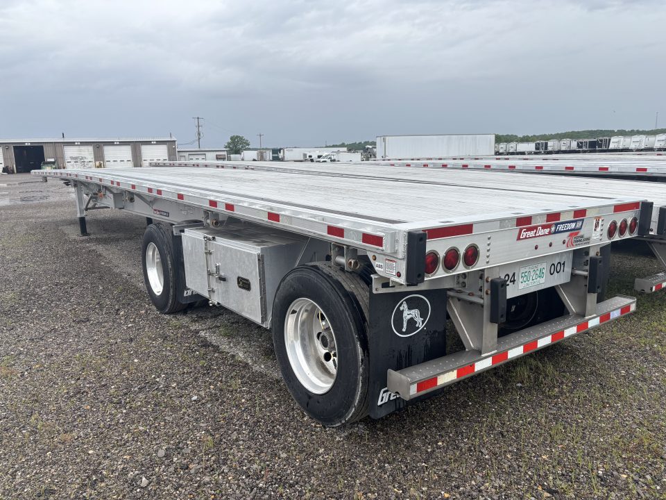 Used $1,395/month RENT TO OWN - 2024 Great Dane FXP 48' Flatbed Semi Trailer