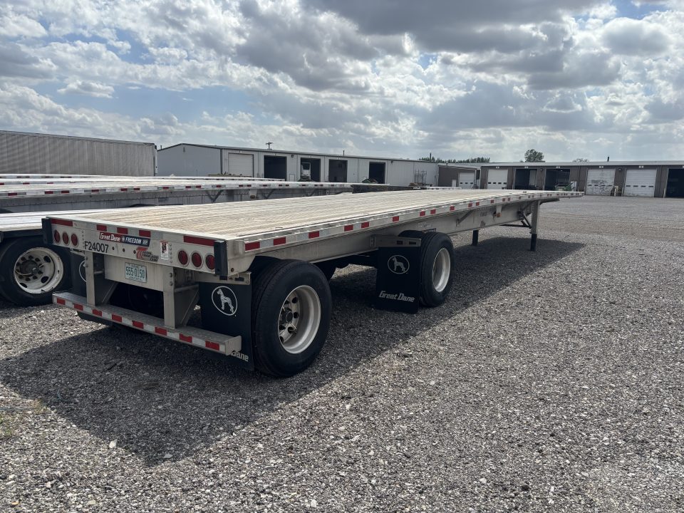 Used $1,395/month RENT TO OWN - 2023 Great Dane FXP 48' Flatbed Semi Trailer