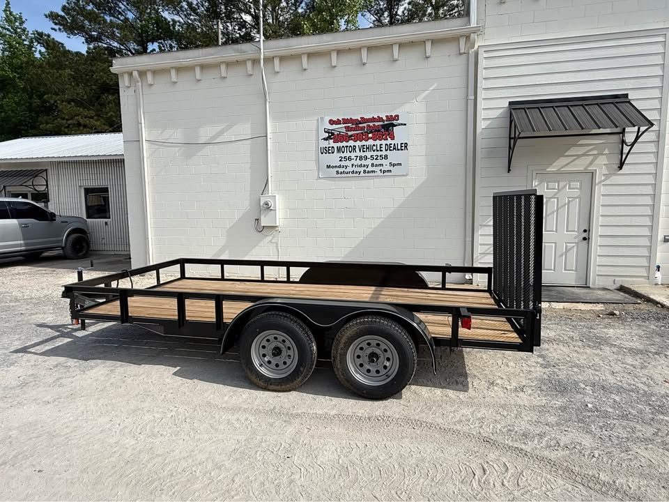New 2026 Oak Ridge 76x14TA Utility Trailer