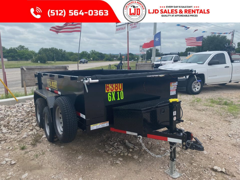 New 2026 US Built 6' x 10' x 2 ' Dump Trailer - 7K GVWR