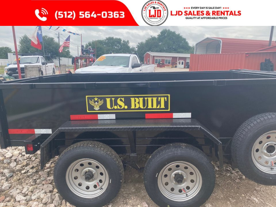 New 2026 US Built 6' x 10' x 2 ' Dump Trailer - 7K GVWR