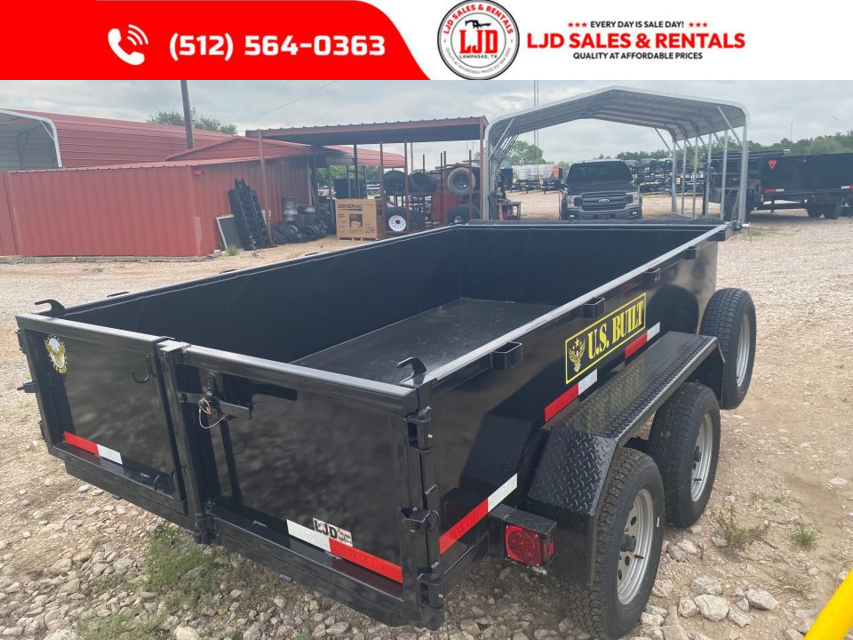 New 2026 US Built 6' x 10' x 2 ' Dump Trailer - 7K GVWR