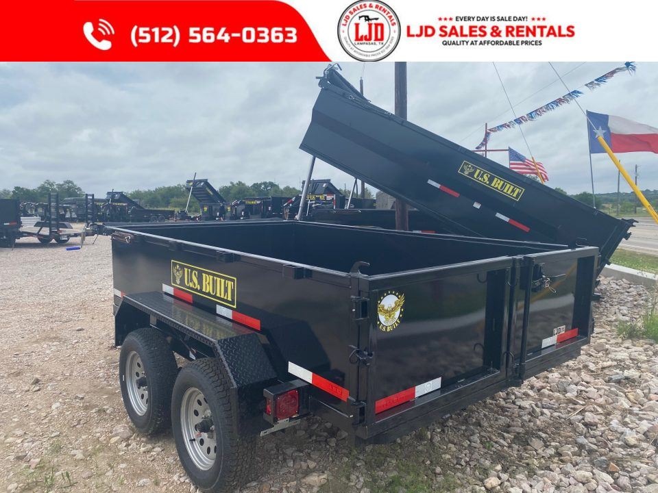 New 2026 US Built 6' x 10' x 2 ' Dump Trailer - 7K GVWR