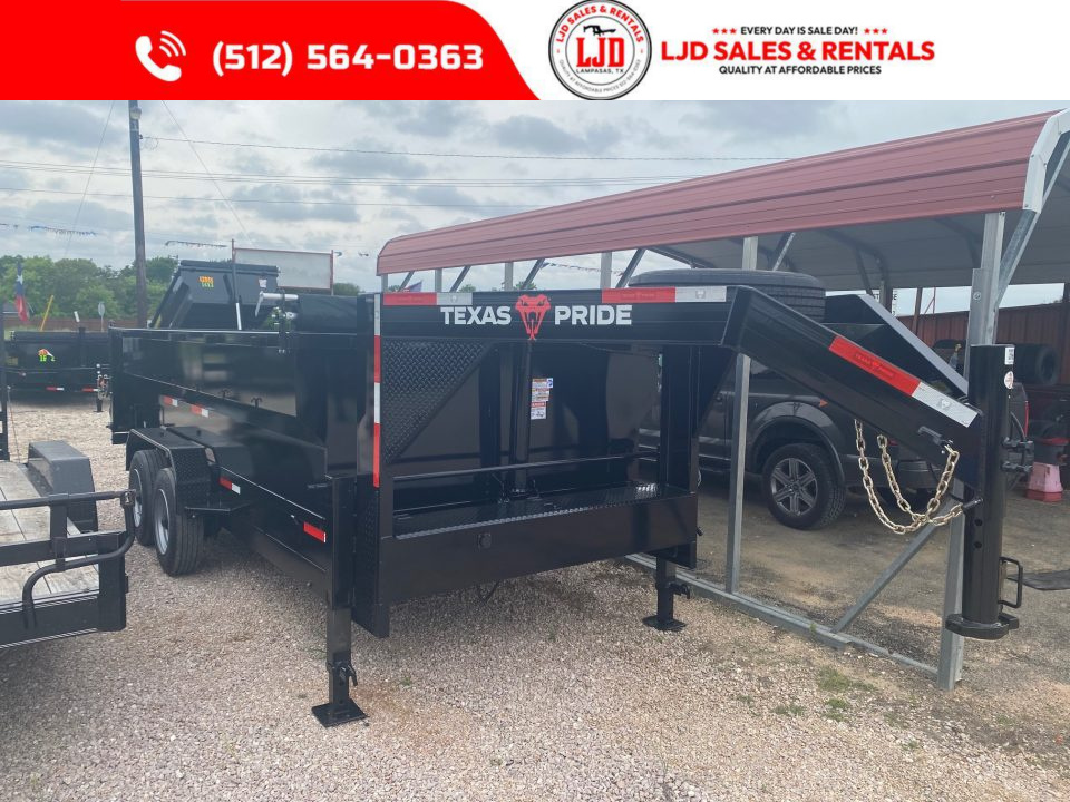 New 2026 Texas Pride - Gooseneck Dump Trailer 18K GVWR - 16X3