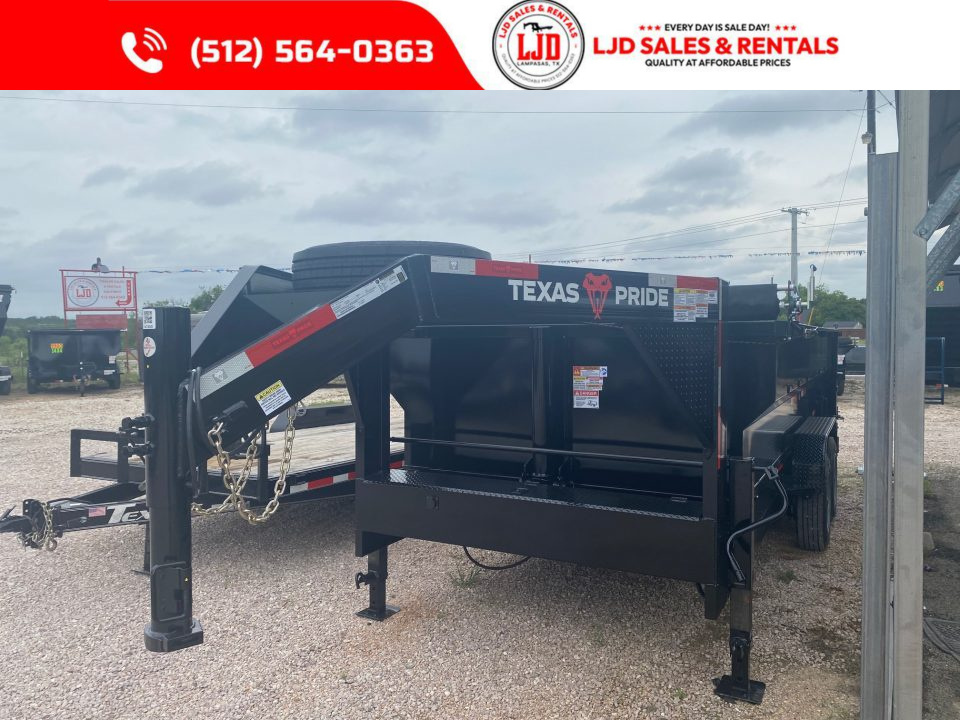 New 2026 Texas Pride - Gooseneck Dump Trailer 18K GVWR - 16X3