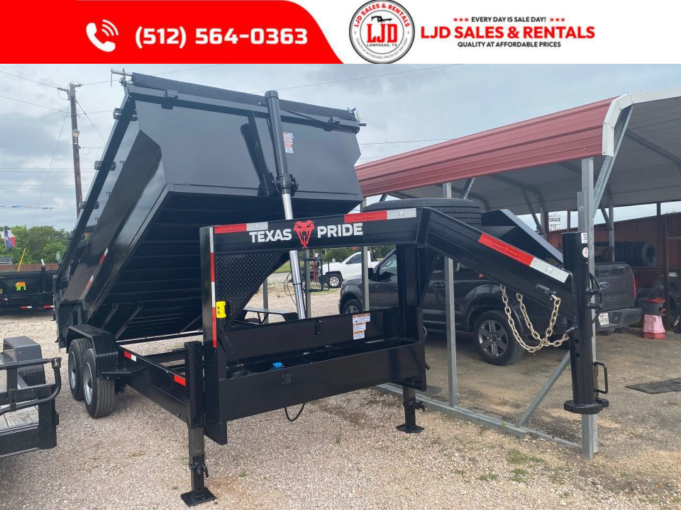 New 2026 Texas Pride - Gooseneck Dump Trailer 18K GVWR - 16X3