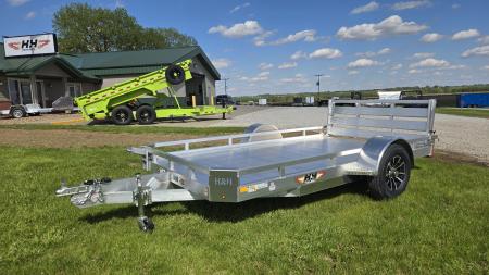 New 2026 H&H 78X12 Utility Trailer Low Side Aluminum (3K)