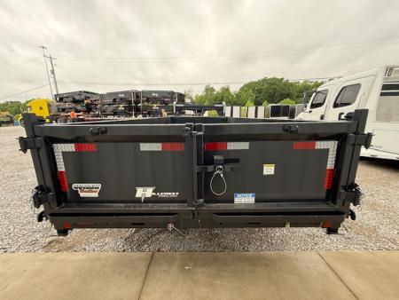 New HillCrest Dump 7x16 GN 2' 17,600 GVWR W/ HD Tube Ramps