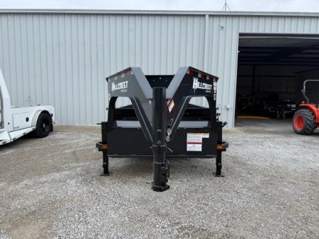 New HillCrest Dump 7x16 GN 2' 17,600 GVWR W/ HD Tube Ramps