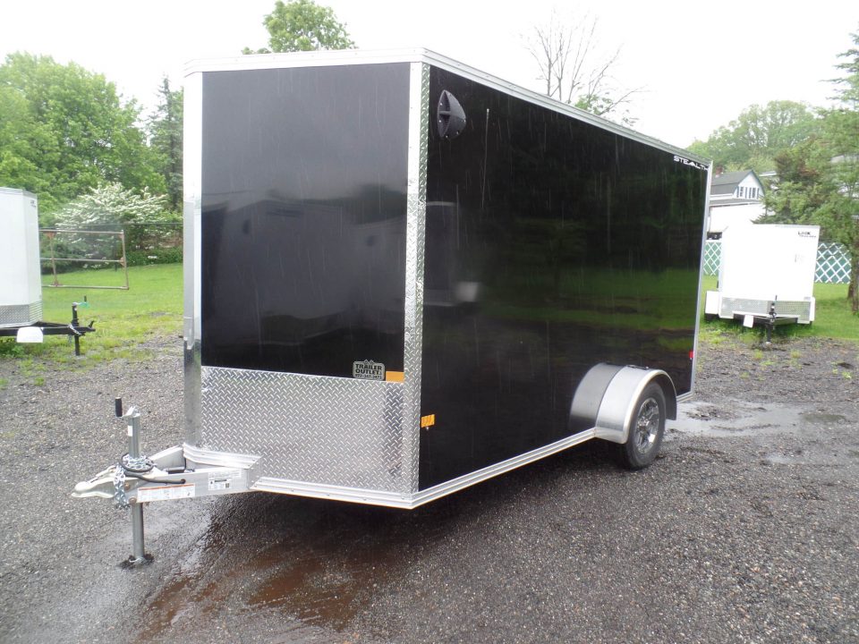 New 2026 ALCOM 7X12 Single Axle Model C7X12SSA-IF Cargo / Enclosed Trailer