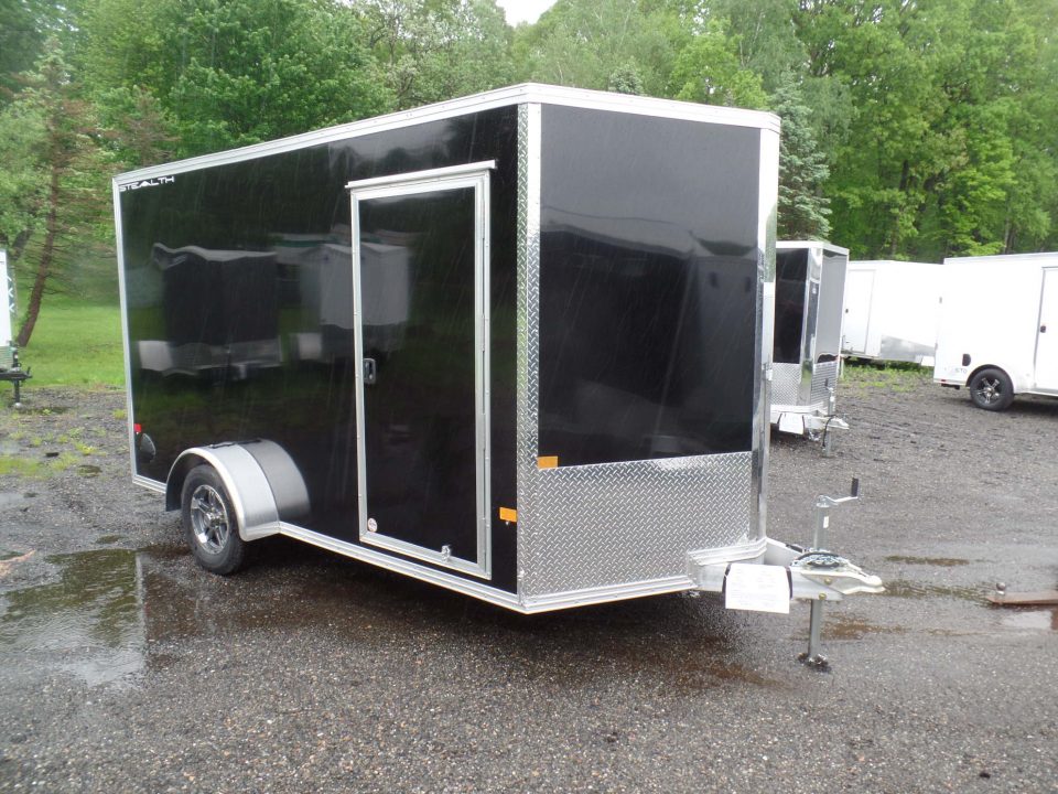 New 2026 ALCOM 7X12 Single Axle Model C7X12SSA-IF Cargo / Enclosed Trailer