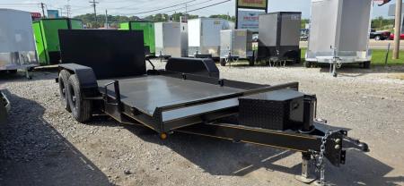 New 2026 P & T Trailers 14K 82X16 SCISSOR LIFT Equipment Trailer