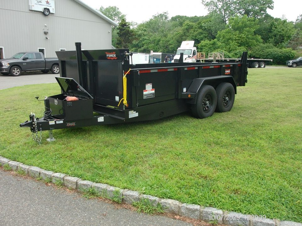 New 2026 Force 7X14 Dump Trailer , 14,000 lb. GVWR Dump Trailer