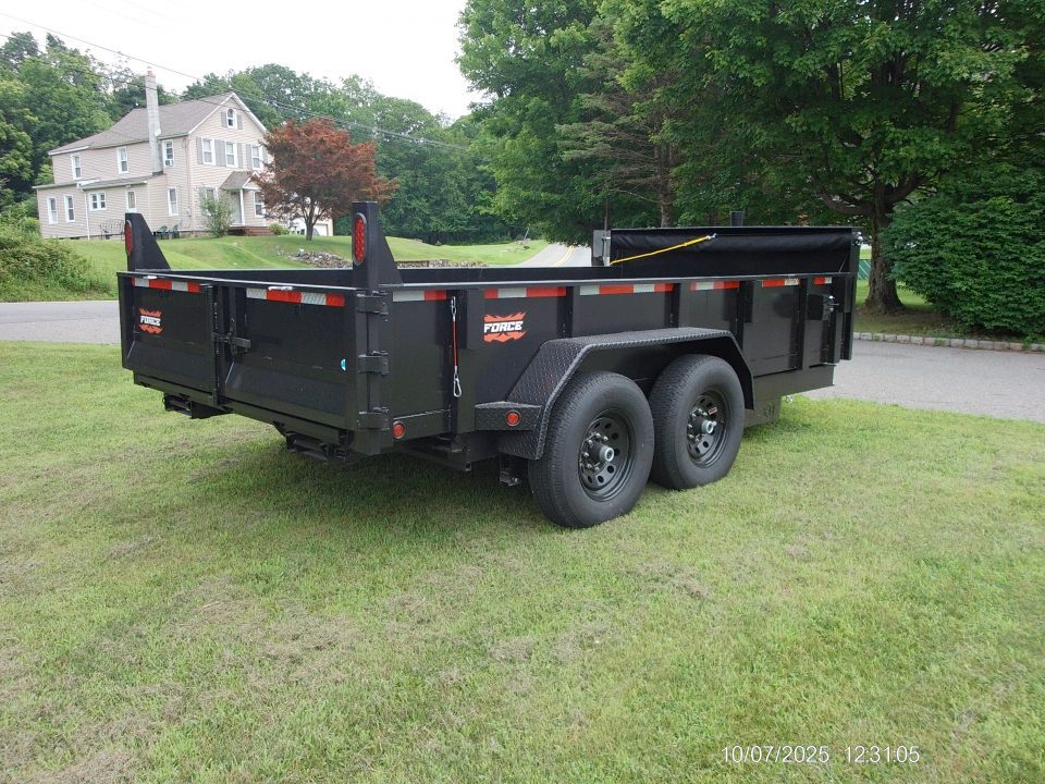 New 2026 Force 7X14 Dump Trailer , 14,000 lb. GVWR Dump Trailer