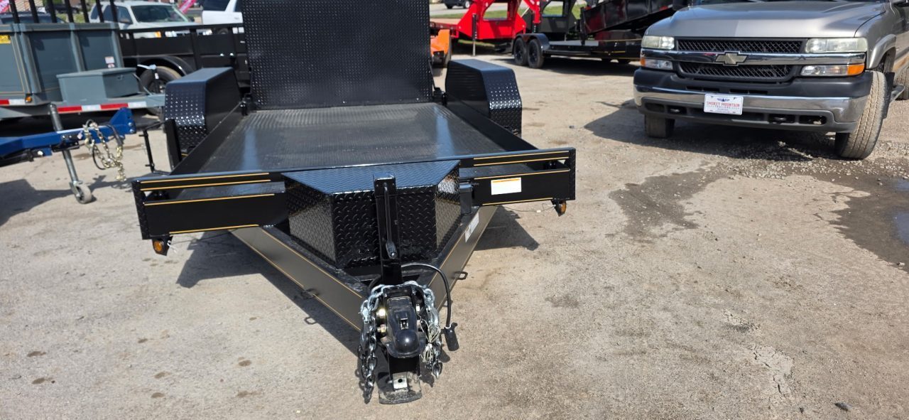 New 2026 P & T Trailers 14K 77X14 SCISSOR LIFT Equipment Trailer