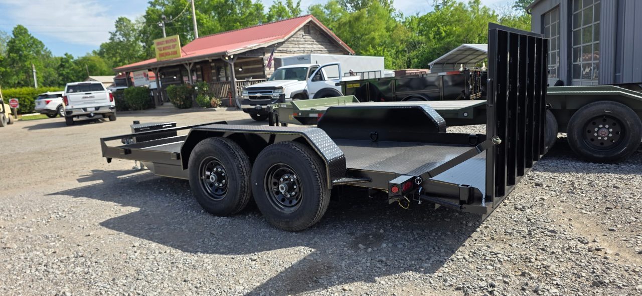 New 2026 P & T Trailers 14K 77X14 SCISSOR LIFT Equipment Trailer