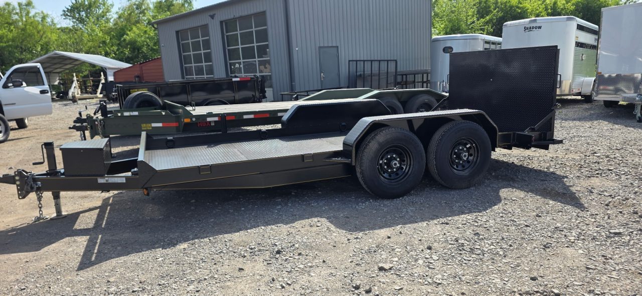 New 2026 P & T Trailers 14K 77X14 SCISSOR LIFT Equipment Trailer