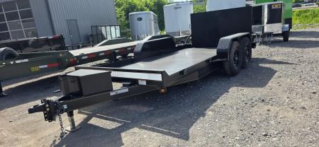 New 2026 P & T Trailers 14K 77X14 SCISSOR LIFT Equipment Trailer