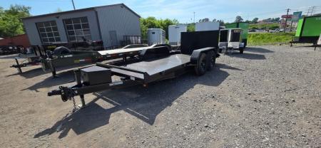 New 2026 P & T Trailers 14K 77X14 SCISSOR LIFT Equipment Trailer
