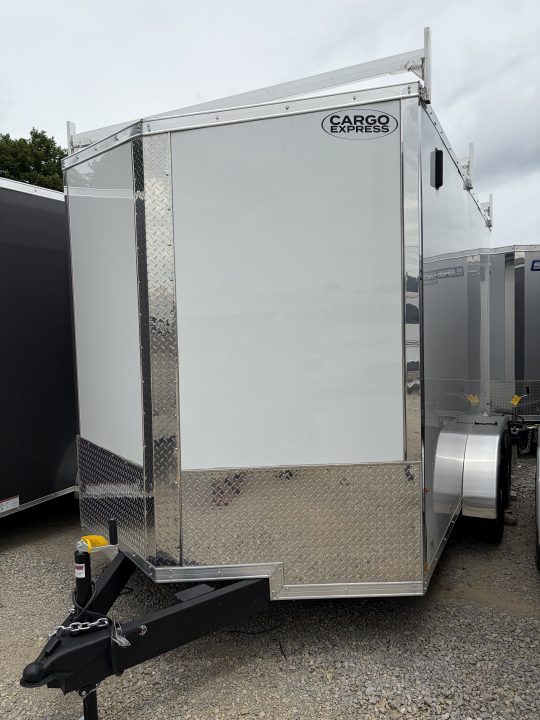 New 2026 Cargo Express 7 x 12 XL SE Flat Top Sloped V-Nose 7K Cargo / Enclosed Trailer