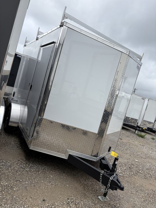 New 2026 Cargo Express 7 x 12 XL SE Flat Top Sloped V-Nose 7K Cargo / Enclosed Trailer