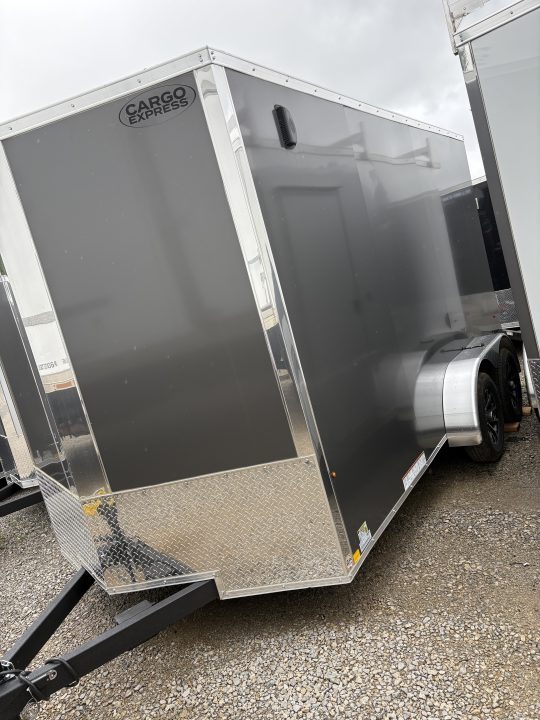 New 2026 Cargo Express	7 x 14 EX DLX Flat Top V-Nose 7K Cargo / Enclosed Trailer