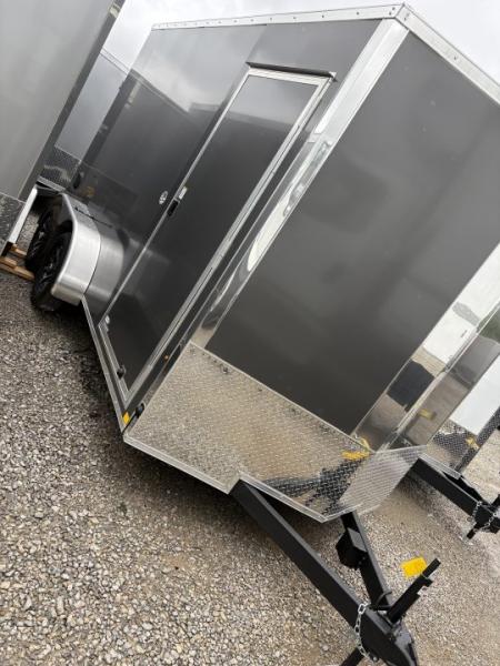 New 2026 Cargo Express	7 x 14 EX DLX Flat Top V-Nose 7K Cargo / Enclosed Trailer