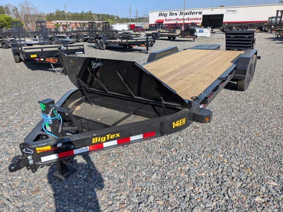 New 2026 Big Tex Trailer 20' 14EH 15K Equipment Trailer w/ Mega Ramps Equipment Trailer