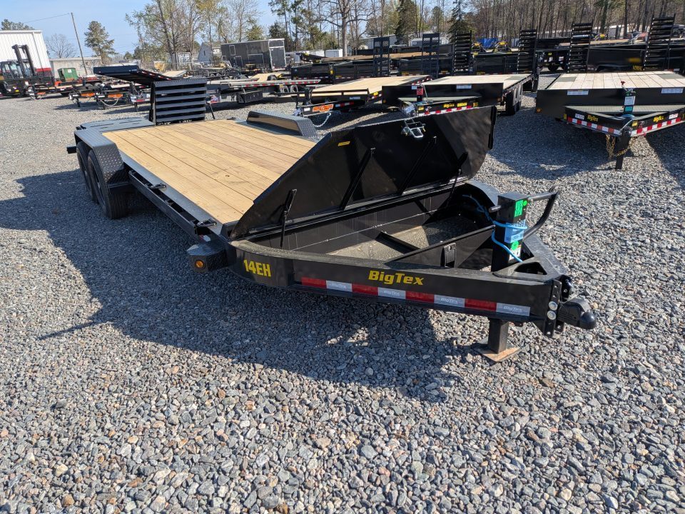 New 2026 Big Tex Trailer 20' 14EH 15K Equipment Trailer w/ Mega Ramps Equipment Trailer
