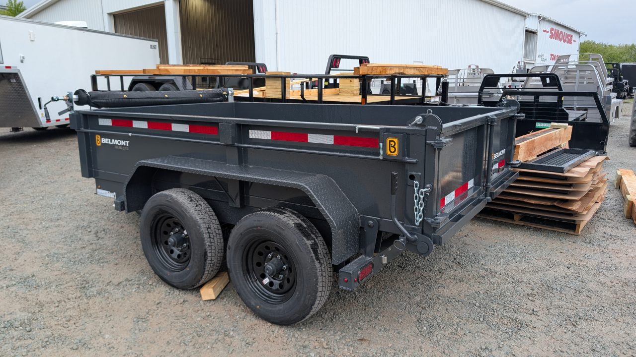 New 2026 Belmont 6x10 Lo Pro Equipment Dump w/ 3 Way Gate