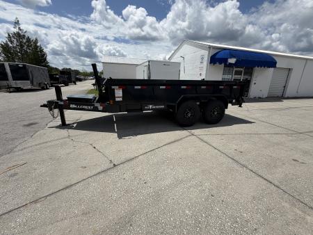 New 2026 Hillcrest Trailers 14K 7X14X24  Dump Trailer
