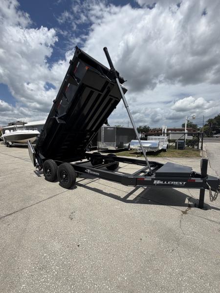 New 2026 Hillcrest Trailers 14K 7X14X24  Dump Trailer