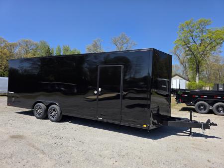 New 2026 Formula Trailers 8.5X24 SCREWLESS EXTERIOR BLACKOUT 7' INSIDE 10K GVWR Cargo / Enclosed Trailer