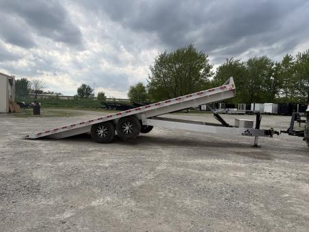 New 2026 NORDTEK 102X22 Deck Over Tilt Trailer 14K GVWR Hyd. Jack w/Remote
