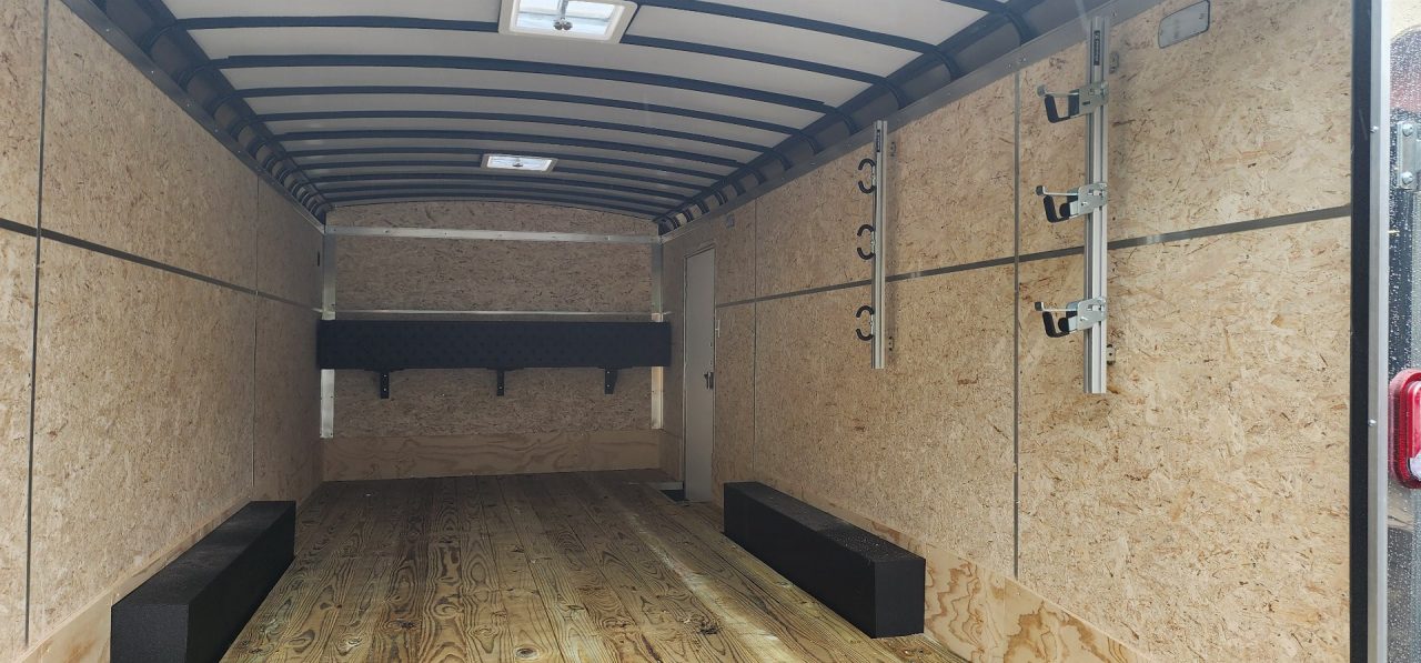 New 8.5 x 20 Sure-Trac Landscape Pro Round Top Cargo 10k/ Enclosed Car Trailer