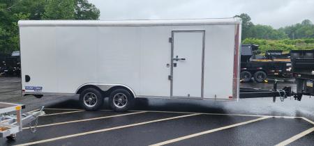 New 8.5 x 20 Sure-Trac Landscape Pro Enclosed Round Top Cargo Trailer 10k