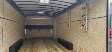 New 8.5 x 20 Sure-Trac Landscape Pro Enclosed Round Top Cargo Trailer 10k