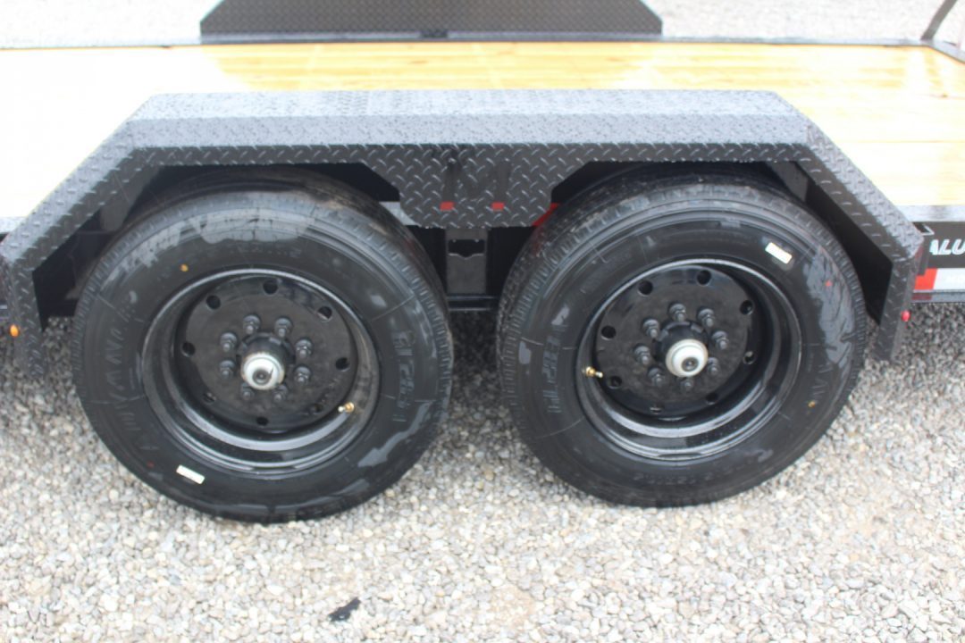 New 2026 Moritz 7' x 18' Low Pro - Aluminum Ramps - Equipment Trailer - 16000# GVW