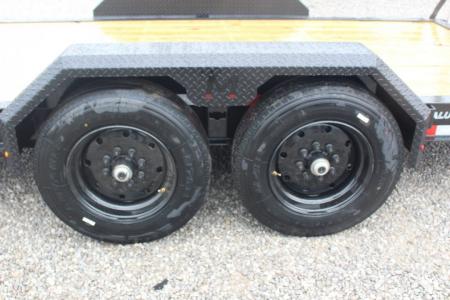 New 2026 Moritz 7' x 18' Low Pro - Aluminum Ramps - Equipment Trailer - 16000# GVW