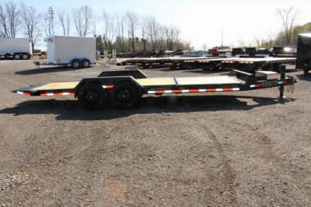 New 2026 Moritz 7' x 16' + 6' Low Pro - Gravity Tilt - Tilt Trailer - 16000# GVW