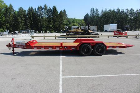 New 2026 Moritz 7' x 16' + 6' Low Pro - Gravity Tilt - Tilt Trailer - 16000# GVW